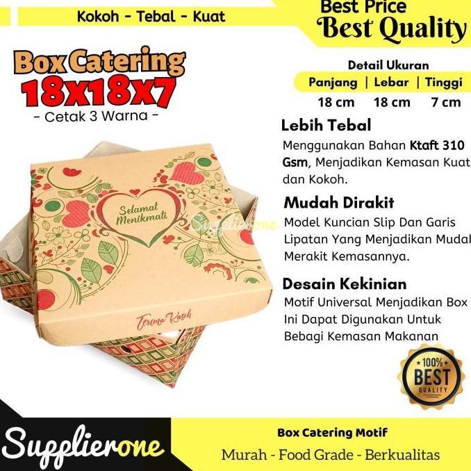 Box Catering isi 25/ Box Nasi kotak / Box Nasi / Box Makanan / Kotak Nasi