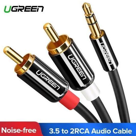 Rwd- Ugreen Kabel Audio Aux Male 3.5Mm To 2 Rca Male 3 Meter