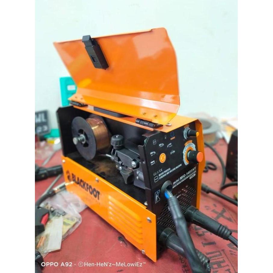TERMURAH - BLACKFOOT Mesin Mini MIG 140 SNY HEAVY DUTY - travo las MIG 130