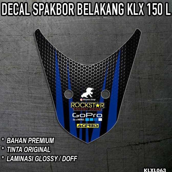 Decal Spakbor Belakang KLX 150 L