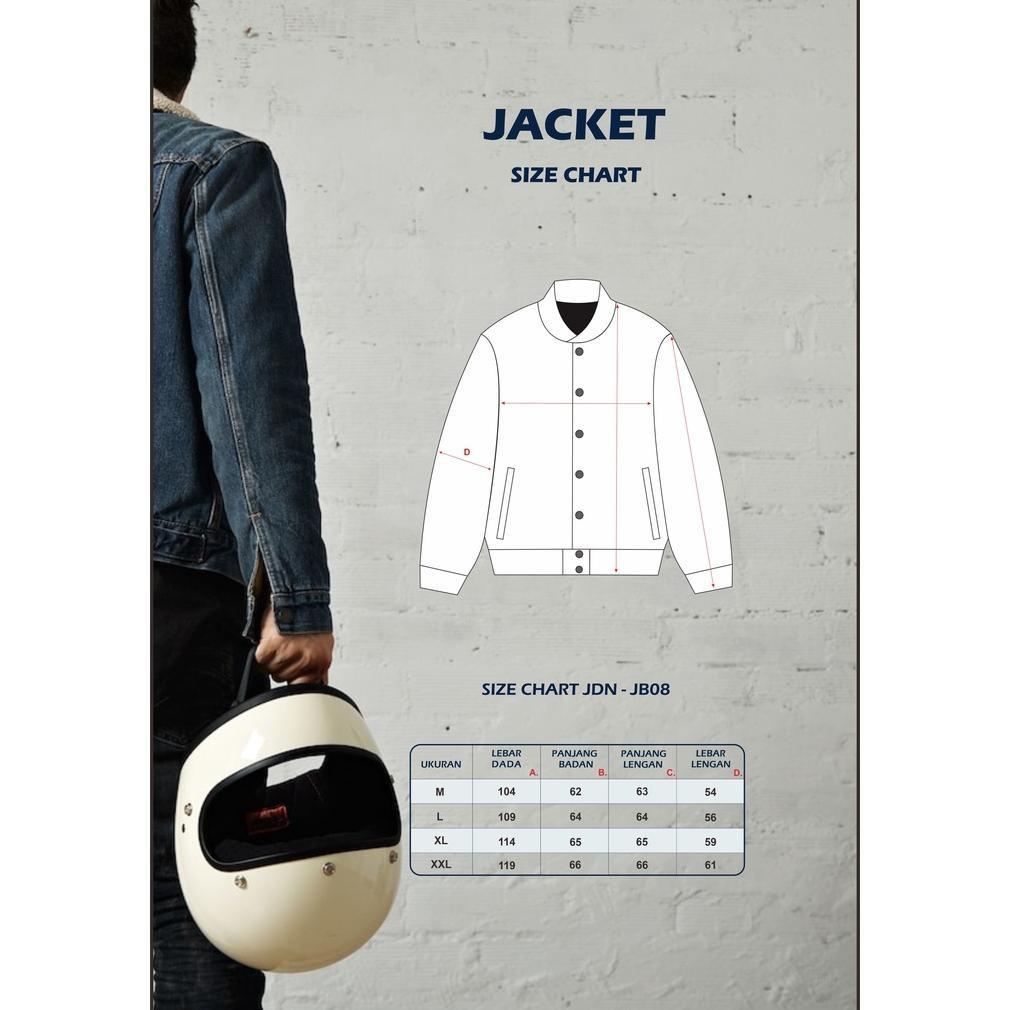 GARANSI JB Boss Jaket Denim Pria Work Jacket KEKINIAN