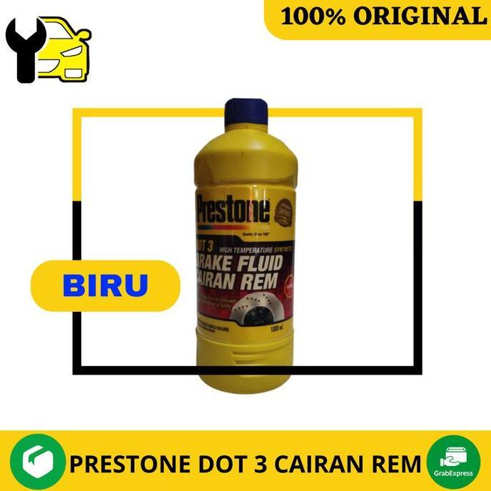 Minyak Rem Prestone Dot 3 Biru Cairan Pelumas Rem Mobil Original