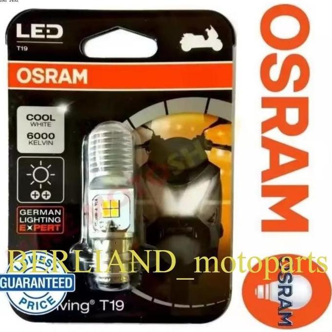 BOHLAM LED LAMPU DEPAN MOTOR OSRAM LED AC/DC PUTIH BEAT FI ESP STREET POP MIO M3 Z 125 VARIO 125 OLD