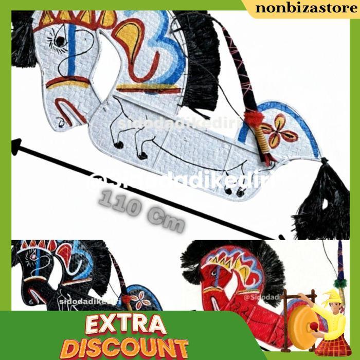 Kuda Lumping Remaja 110 Cm Jaranan Smp Kuda Bambu Kepang Tari Dewasa