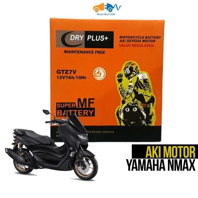Aki Motor Nmax / Nmax155 DRYPLUS GTZ7V - Aki Gel (7Ah)