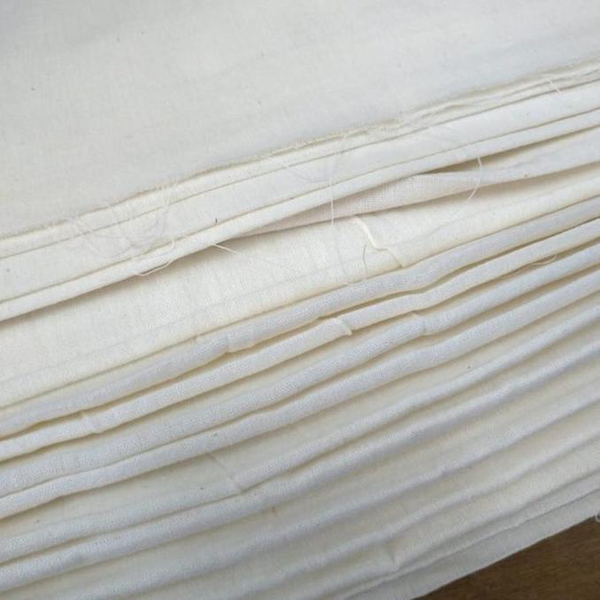 Kain Bahan Blacu Belacu Putih Tebal Rapat Spesial Lebar 150 cm L.150