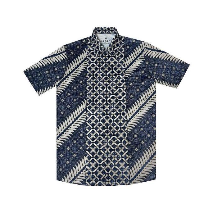 NEW KEMEJA BATIK LENGAN PENDEK - MAGANI NOSWEAT - PARANG CAKRA ORI