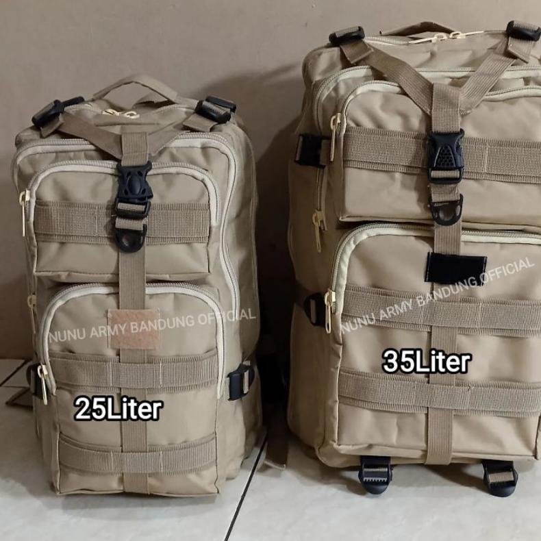 Promo  Tas Ransel Lebanon Tactical Army Cordura 35L/25L