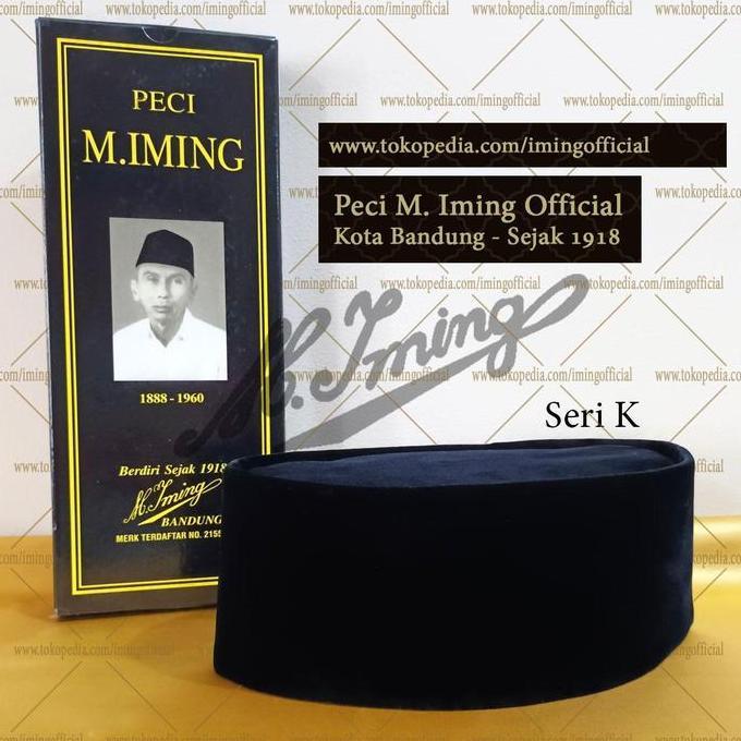 Peci M. Iming Original - Peci Polos Seri K