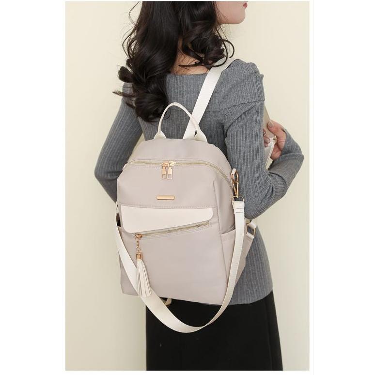 Premium Tas Ransel Wanita Viona Backpack Korea Remaja Kekinian Tas Ransel Wanita Premium Ransel Nilo
