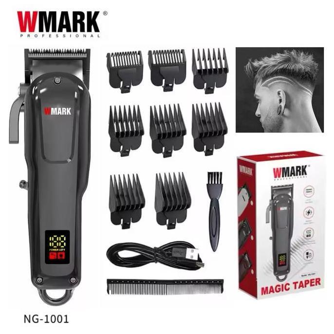 WMARK Alat Cukur Rambut Hair Clipper Professional 6600 RPM NEW 2024 Charging USB Tipe C Mesin Cukura