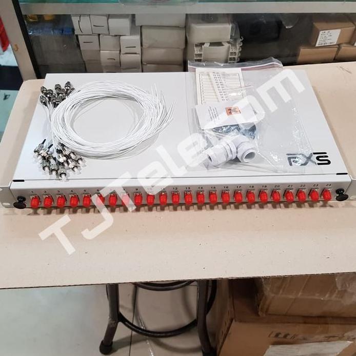 otb 24 core FC / otb rack 24 core FC merek RXS lengkap