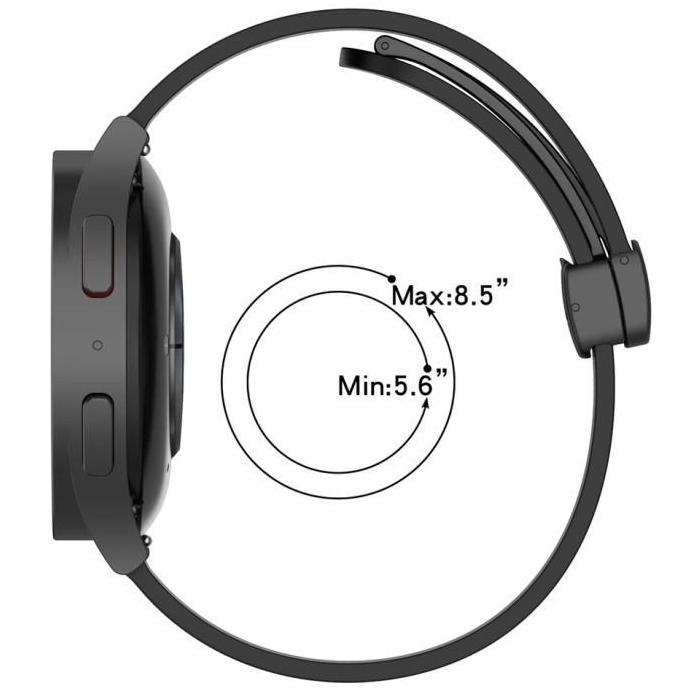 STRAP SAMSUNG GALAXY WATCH 6 MAGNETIC GALAXY SILICONE TALI JAM 20MM