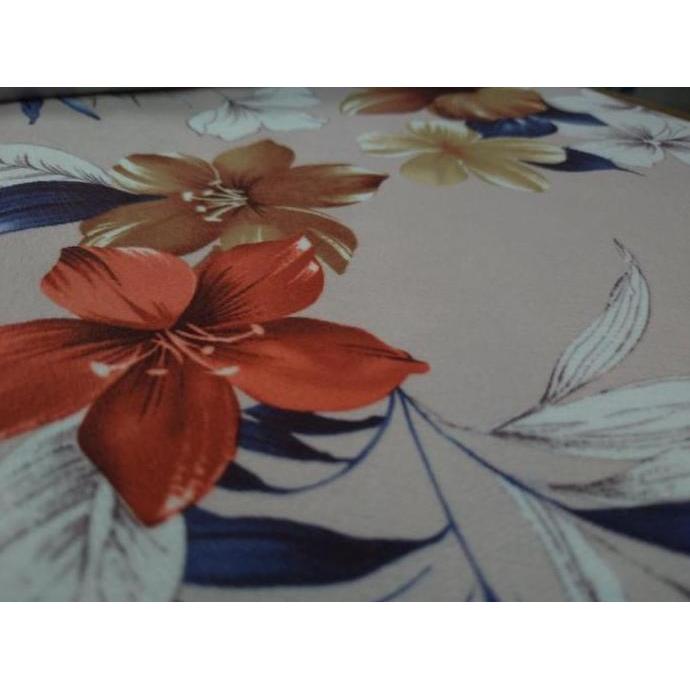 Kain Katun Admiral Motif Bunga Kembang - Gucci (Bantal Sofa, Kursi)