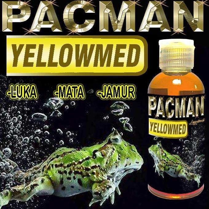 PACMAN YELLOWMED OBAT PENYAKIT INFEKSI KULIT LUKA LECET JAMUR WHITE SPOT BINTIK PUTIH MATA KATARAK B