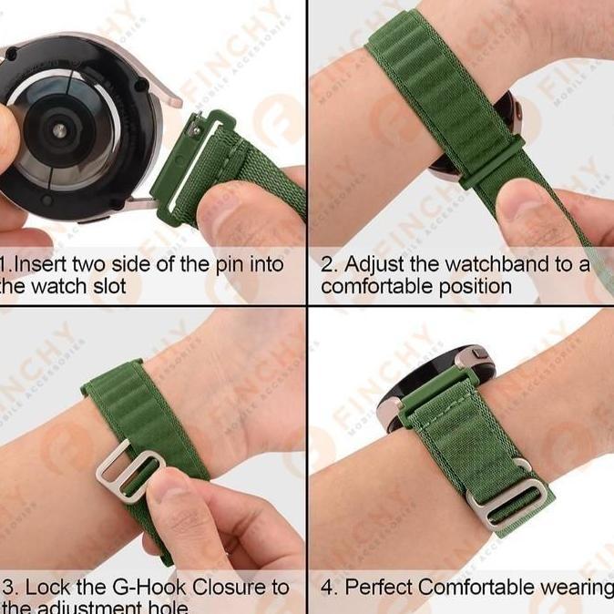 Finchy nylon strap Huawei watch GT 2 pro 46mm replacement wristband