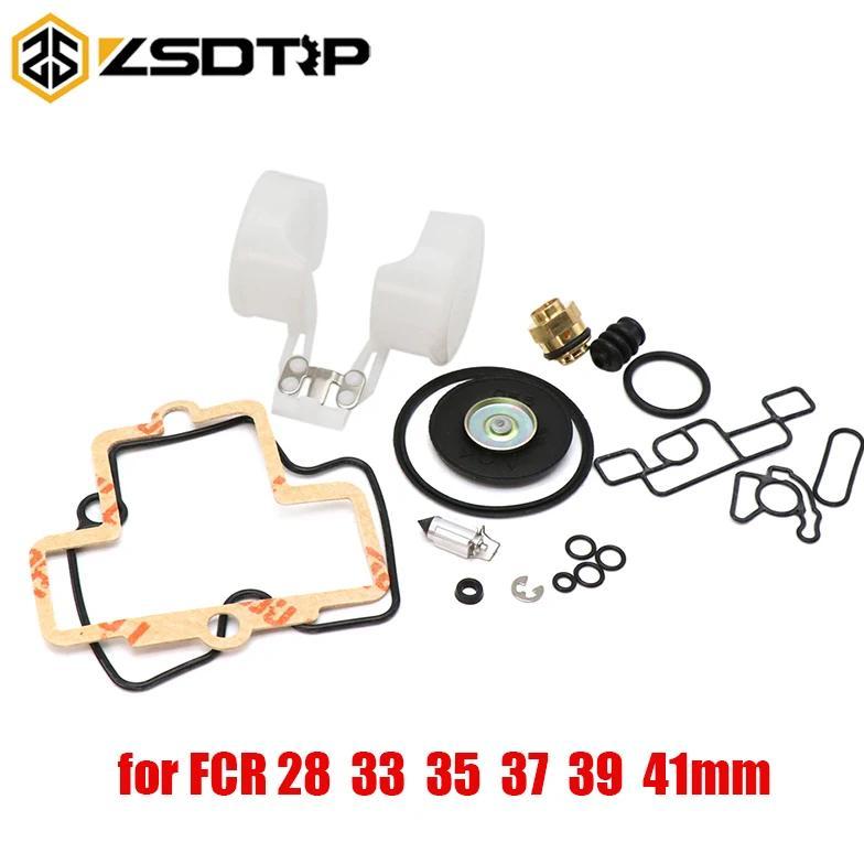 ZSDTRP Carburetor Repair Kit For Keihin FCR SX EXC FCR39 2001 KTM400/520 Slant Body Motor Repair Kit