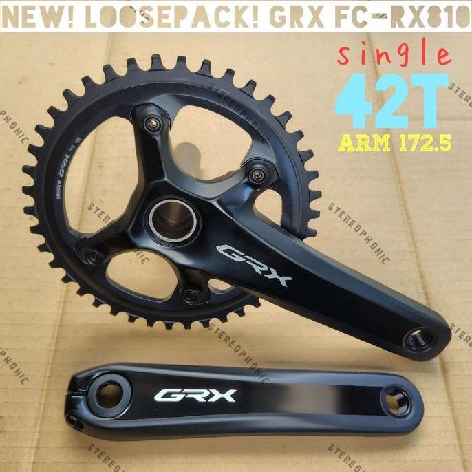 NEW LOOSEPACK Crank GRX FC-RX810 42T Crank Arm 172.5 Crank RX810 42T Crank GRX single 42T Arm 172.5 