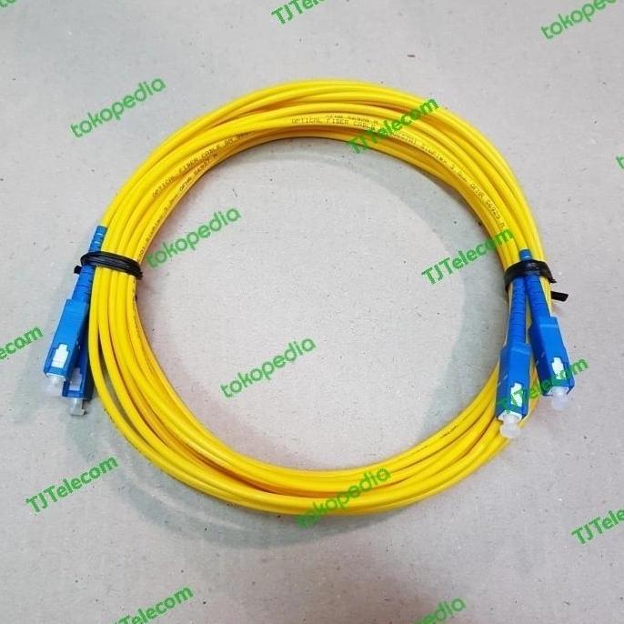 patchcord SC SC 5 meter Duplek SM / patchcord FO sc sc 5 meter duplek
