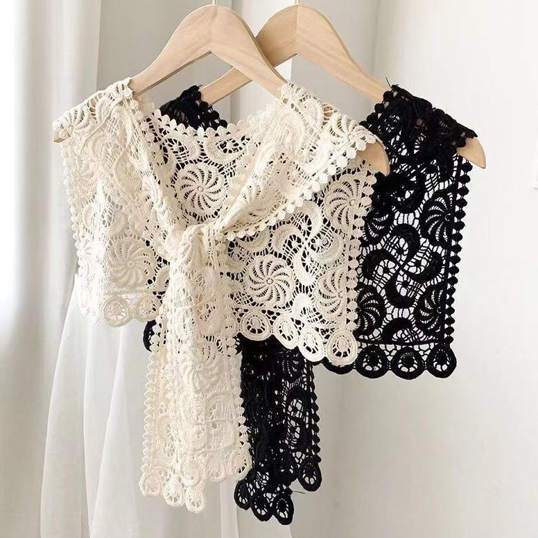 NEW Selendang Wanita Renda Aksesoris Wanita/Kerah Baju Instan/kerah Baju Wanita/Fake Collar [terbaik