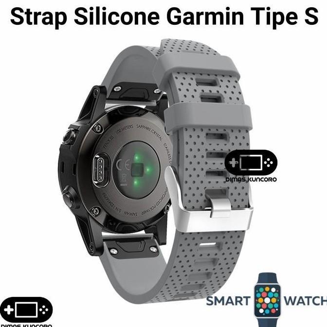 Strap Silicone Garmin Tipe S silikon garmin fenix 5s 6s 7s plus pro sapphire solar