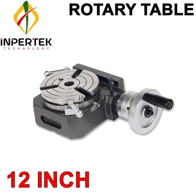 HERBONE Rotary Table 12" Meja Putar Milling Dividing Vertical Horizontal 12 In