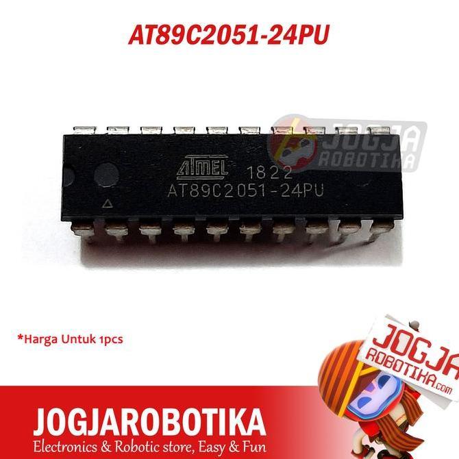NARBU IC AT89C2051-24PU DIP 8-Bit Microcontroller with 2K Bytes Flash