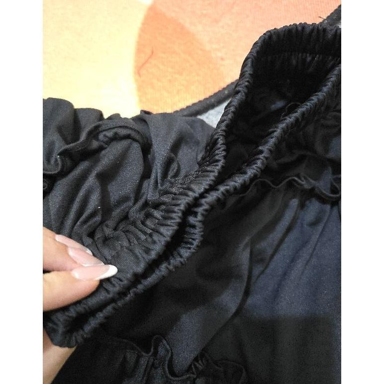 pengiriman cepat Cherry_ New  Ruffles Mini Skirt Korean Style | Rok Pendek Sexy Terbaru | Rok Susun 