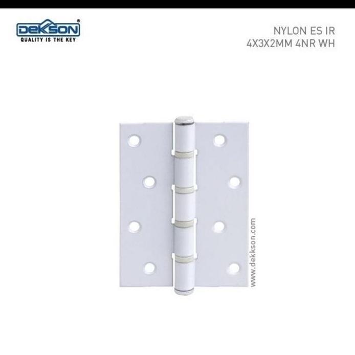 Engsel nilon / engsel nylon / engsel pintu dekson 4" putih / hitam