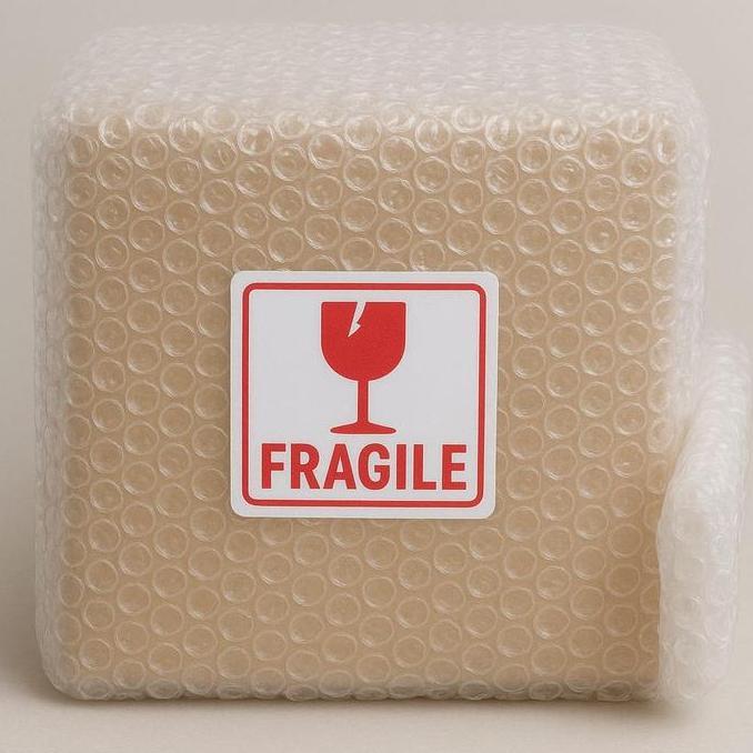 XARIELTA Paket packing buble+karton+stiker fragile