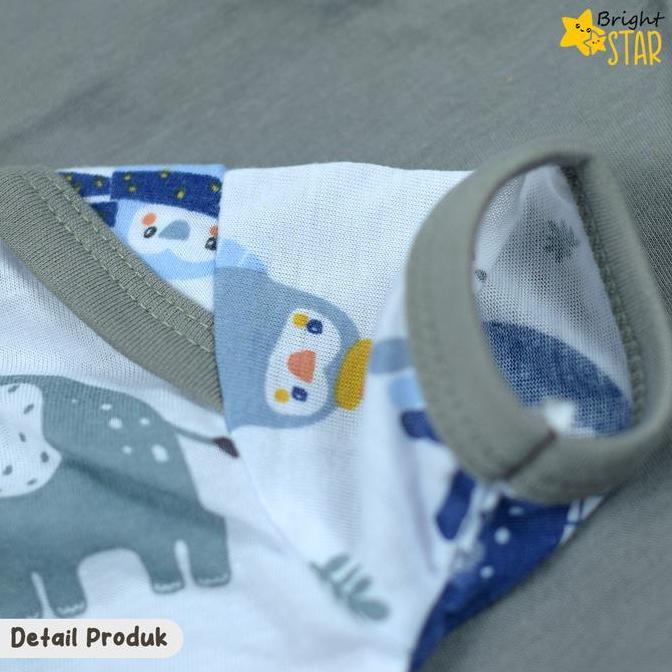 Jumpsuit Bayi Jumper Bayi 3in1 BRIGHT STAR Baju Bayi Perempuan Laki Laki Jumper Bayi Baru Lahir Set 