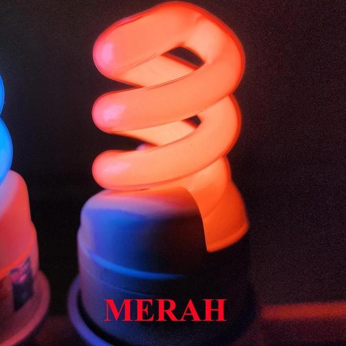 SHINYOKU MINI KEONG 5W E27 / LAMPU SPIRAL WARNA WARNI 5 WATT / LAMPU TORNADO ULIR E27 5WATT