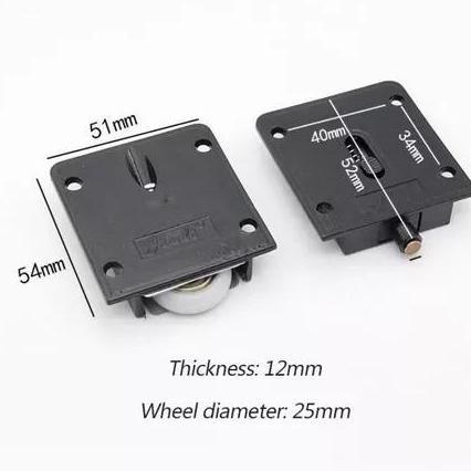 XARIELTA 4set Roda Lemari Geser Roda Pintu Lemari Geser Sliding Roda Lemari Sliding Roda Pintu Slidi