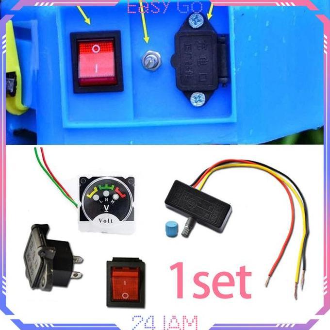 Sparepart Sprayer Elektrik 4Pcs/Set Nderdil Sprayer Elektrik Universal Aksesoris Sprayer Elektrik