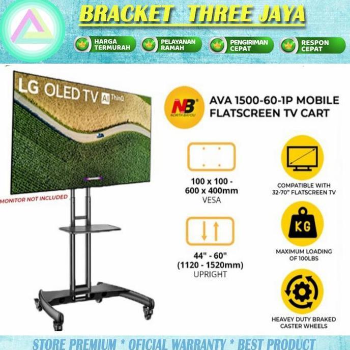 TERLARIS BRACKET.BREKET.BRIKET STAND KAKI TV 32"-65"