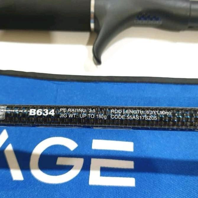 Joran Jigging Overhead Shimano EXAGE BOTTOMSHIP B634 Original