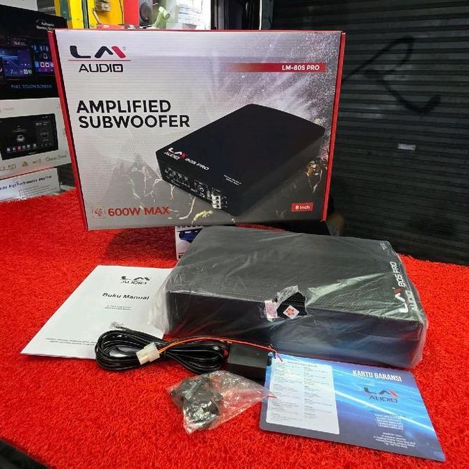 TERMURAH - Subwoofer Kolong Aktif LM AUDIO LM-80S PRO Subwoofer Kolong LM AUDIO 8 in