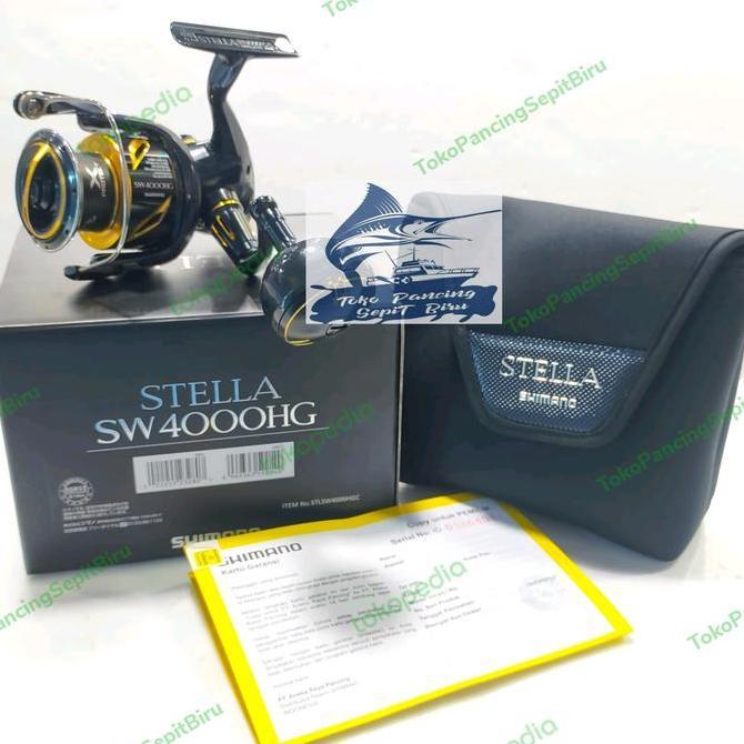 Reel Shimano Stella SW 4000HG New 2020 Reel Spinning Original