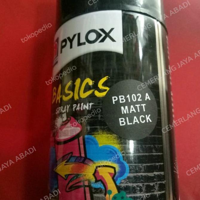 pilok pilox cat semprot hitam dop / matt black