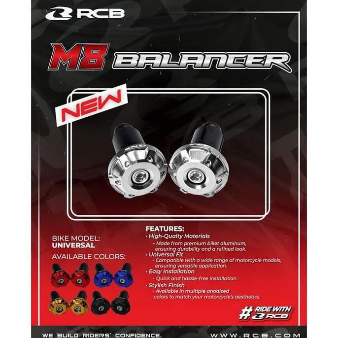 BALENCER JALU STANG SLIM BANDUL STANG UNIVERSAL RCB M8 NMAX AEROX PCX LEXI VARIO DLL