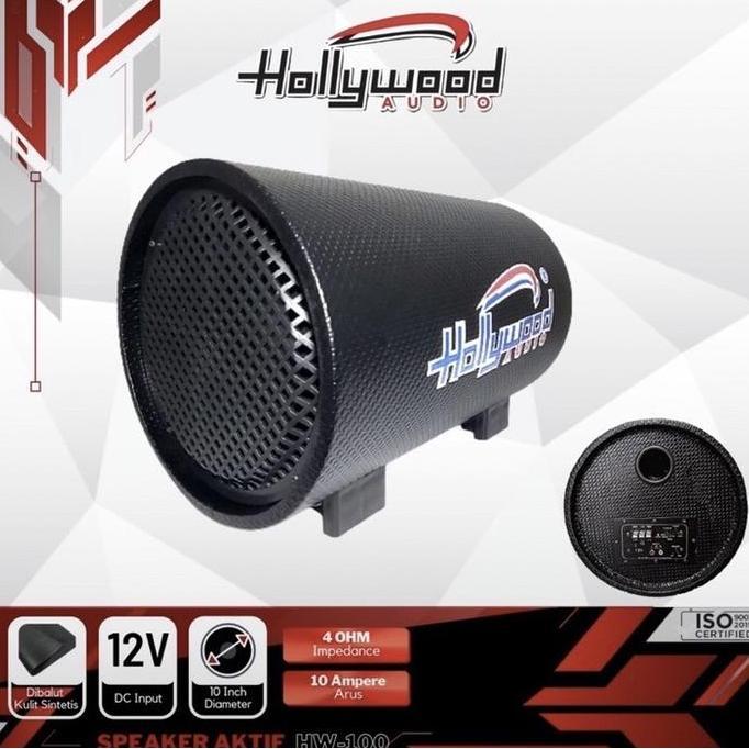 TERMURAH - BASSTUBE SUBWOFER AKTIF 10" HOLLYWOOD HW-100