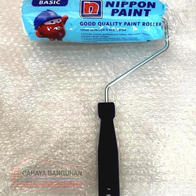 KUAS ROLL ROL CAT TEMBOK / PAINT ROLLER NIPPON PAINT 9 INCH BULU BESAR