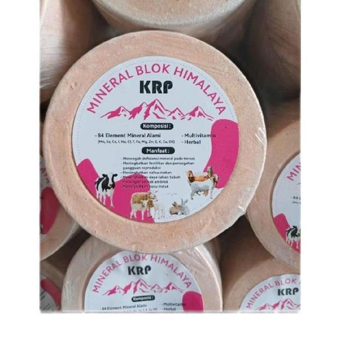 Mineral blok - Mineral Blok Himalaya krp 500grm - Mineral blok himalaya - Himalayan Salt lick - Mine