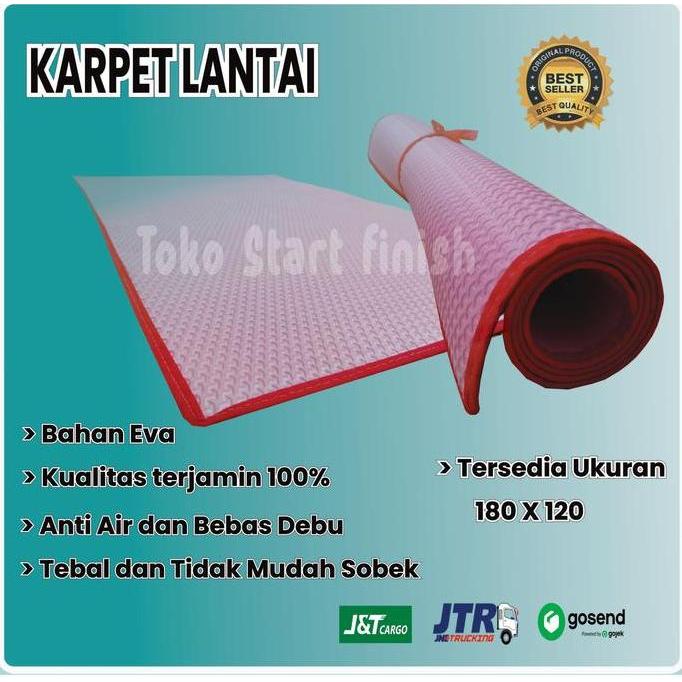 Gavanazz - KARPET LANTAI | KARPET BENTOL SPONS MERCY | TIKAR SPONS MURAH | KARPET POLOS Biru Kuning 