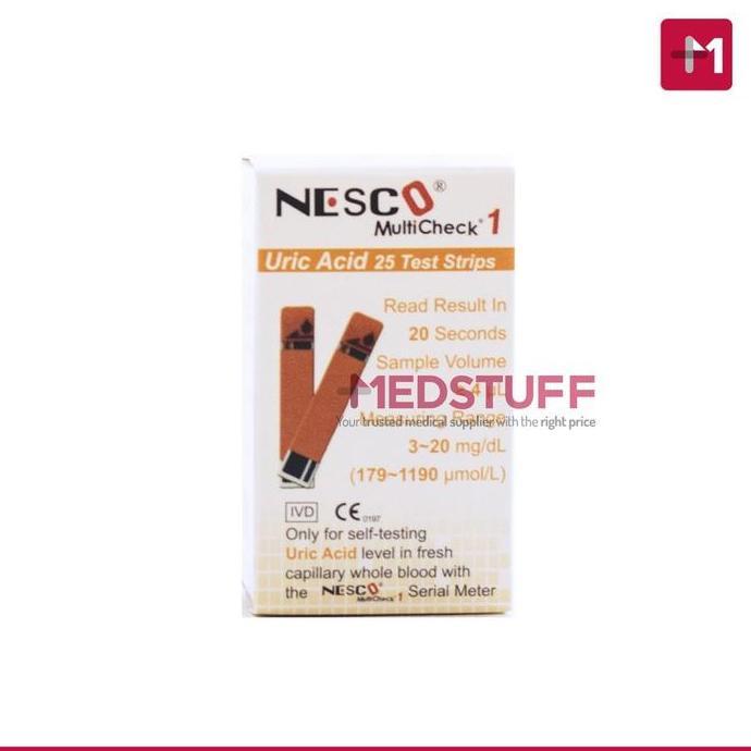 Strip Nesco Asam Urat Nesco Uric Acid Strip Asam Urat Nesco