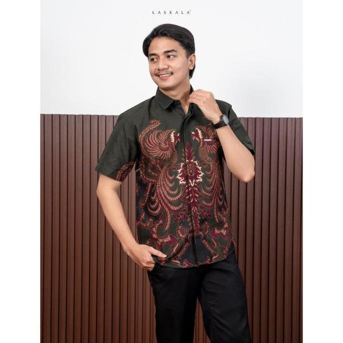 Laskala Premium Batik - Reswara | Slimfit | Lengan Pendek