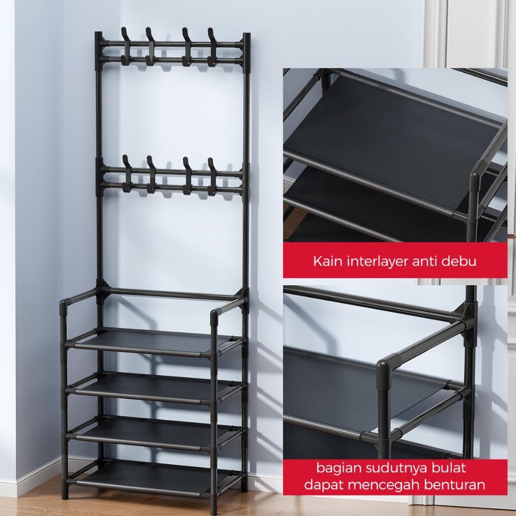 Murah Rak Gantungan Baju Rak Sepatu Sandal 4 Susun Dan 3 Susun Rak Gantung Besi