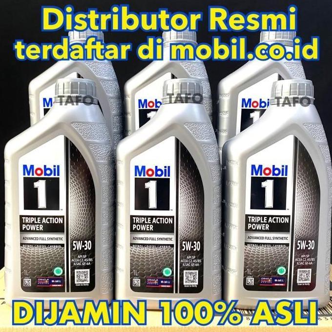OLI MOBIL HYBRID 5W30 / MOBIL1 5W-30 OLI MESIN DIESEL BENSIN HYBRID