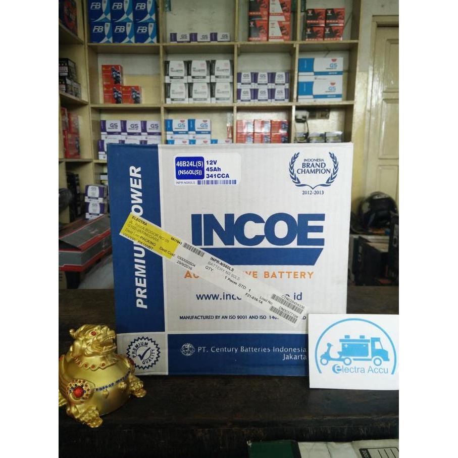 Aki mobil Incoe NS60LS (aki basah)