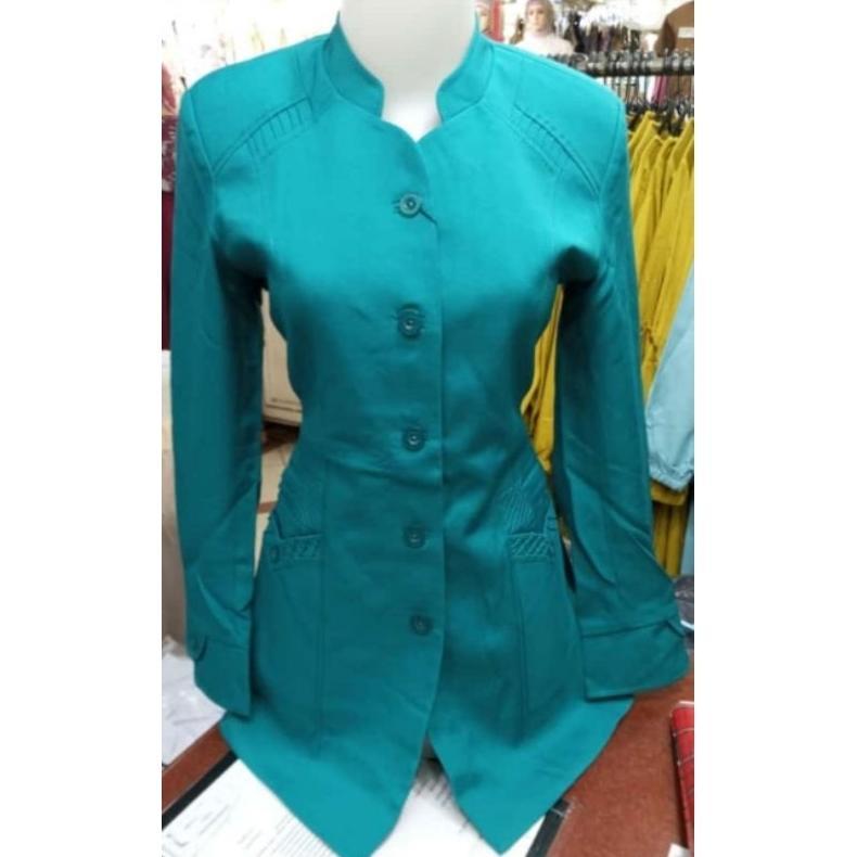 Seragam Dinas Guru Tosca || Setelan Blazer Hijau Tosca
